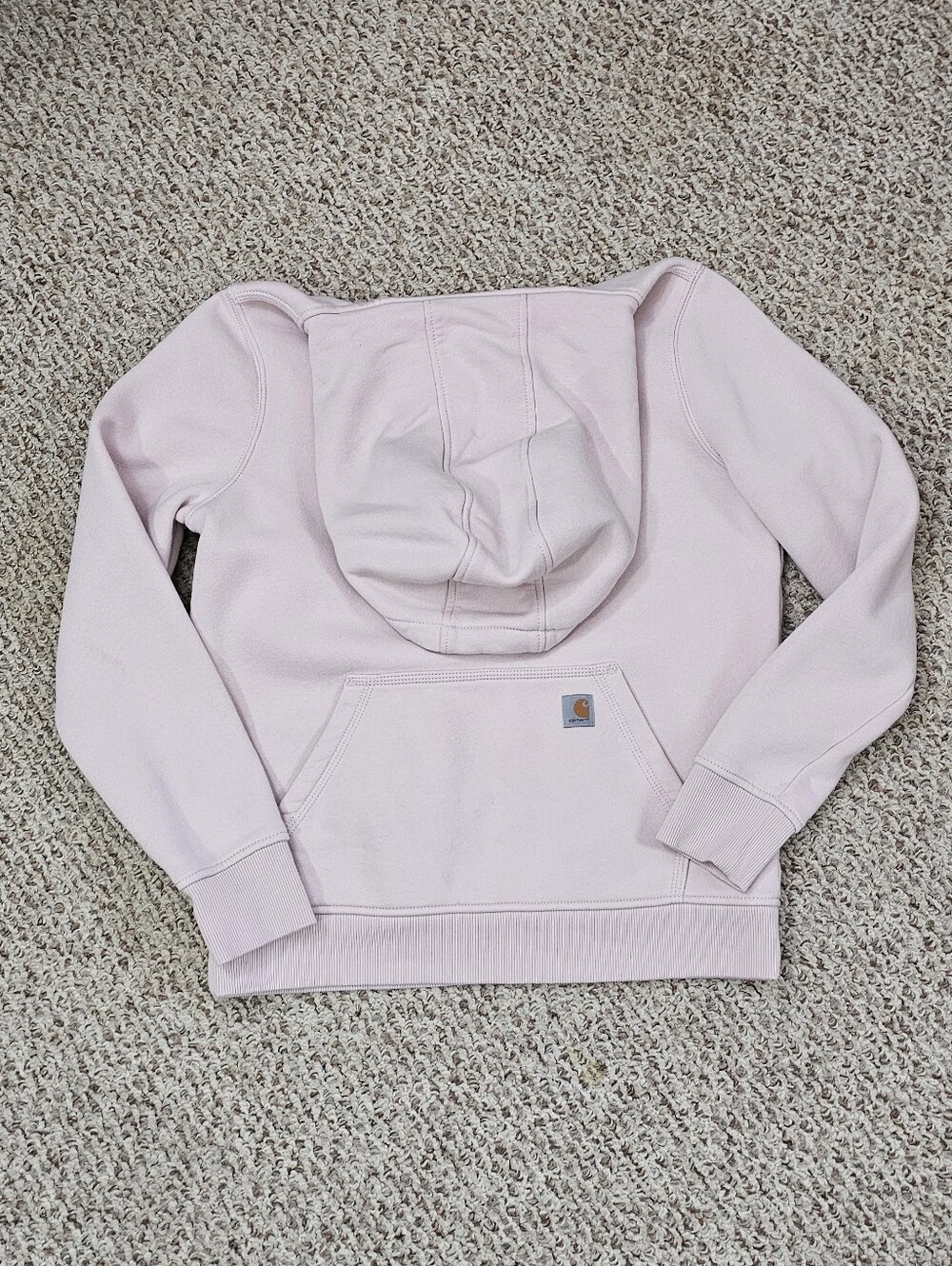 Carhartt Pink Hooded Pullover Sweatshirt - Picture 2 of 6